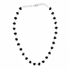 CHOKER CORAÇÃO NOTURNO BANHADO A O.B