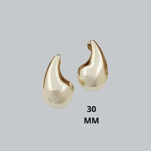 Brinco Gota Banhado a Ouro 18K