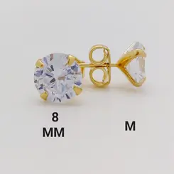 BRINCO PONTO LUZ CLÁSSICO BANHADO A OURO 18K