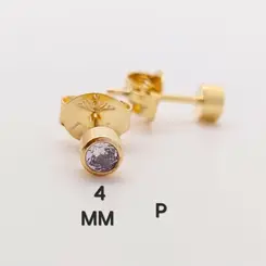 BRINCO PONTO LUZ DELICADO BANHADO A OURO 18K