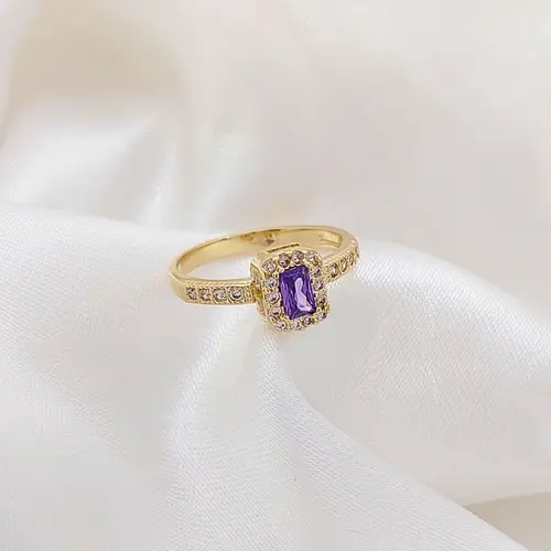 Anel Majestade Banhado a Ouro 18K