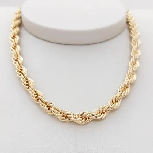CHOKER TRANÇADA PREMIUM BANHADA A OURO 18K
