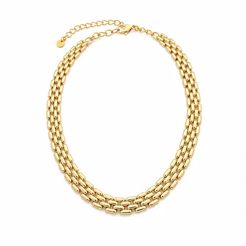 CHOKER ELOS BANHADA A OURO 18K