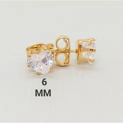 BRINCO CORAÇÃO RADIANTE BANHADO A OURO 18K