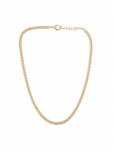 CHOKER TRAMA ELEGANCE BANHADA A OURO 18K