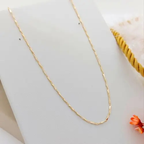 CHOKER MINIMAL CLÁSSICA BANHADA A OURO 18K