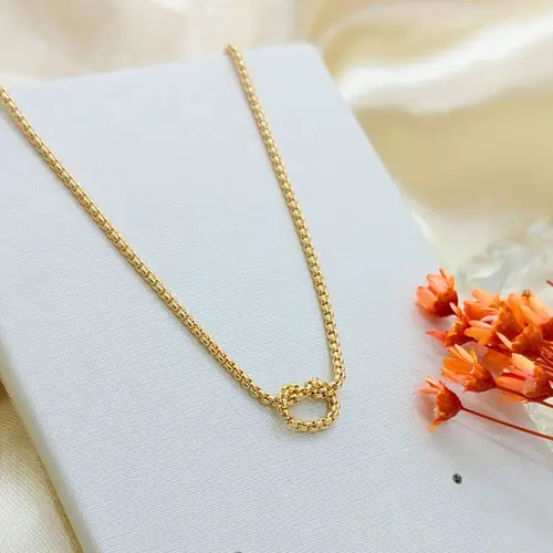 CHOKER ELO AURORA BANHADA A OURO 18K