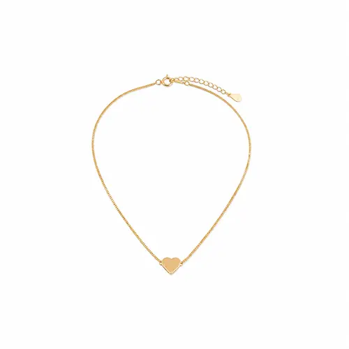 CHOKER LAÇO DE AMOR BANHADO A OURO 18K