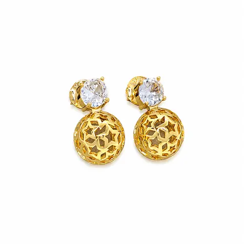 BRINCO LUZ CELESTIAL BANHADO A OURO 18K