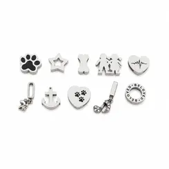 BERLOQUE CHARMS LOVE PETS BANHADO A A.I