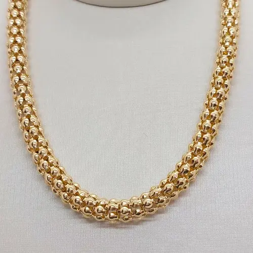 CHOKER IMPACTO BANHADA A OURO 18K