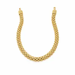 CHOKER IMPACTO BANHADA A OURO 18K