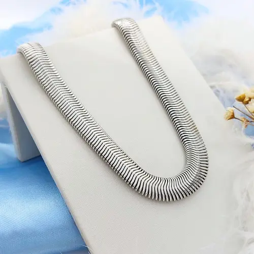 CHOKER MALHA GROSSA BANHADA A O.B