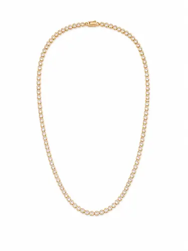CHOKER RIVIERA LUX BANHADA A OURO 18K