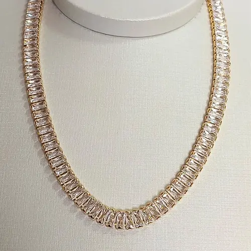 CHOKER LUXOR BRILHO INFINITO BANHADA A OURO 18K