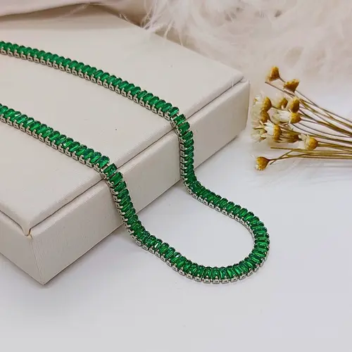 CHOKER RIVIERA VERDE BANHADA A O.B