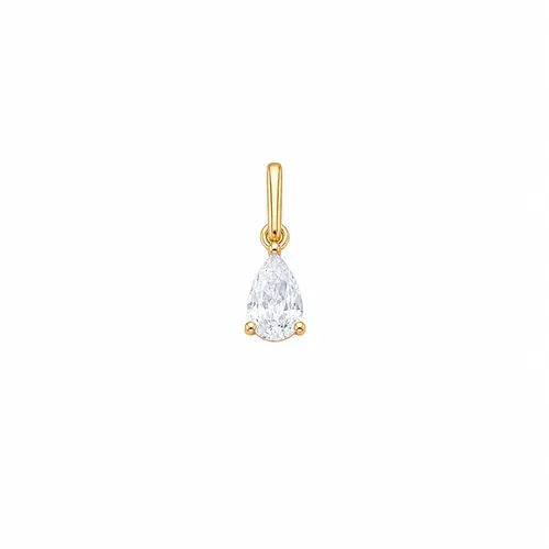 PINGENTE CRYSTAL DOT BANHADO A OURO 18K