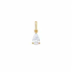 PINGENTE CRYSTAL DOT BANHADO A OURO 18K
