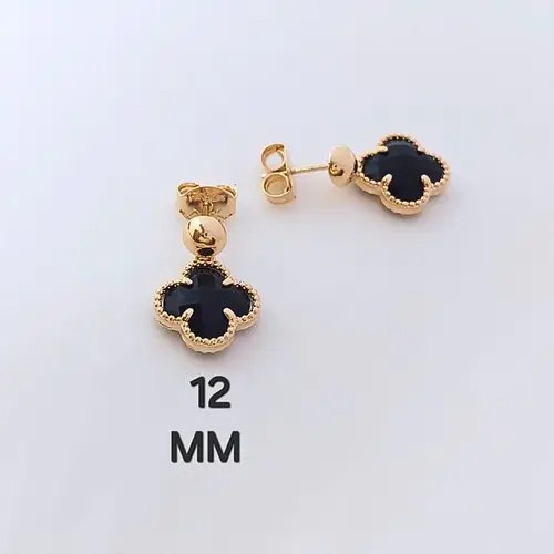 Brinco de Trevo Banhado a Ouro 18K