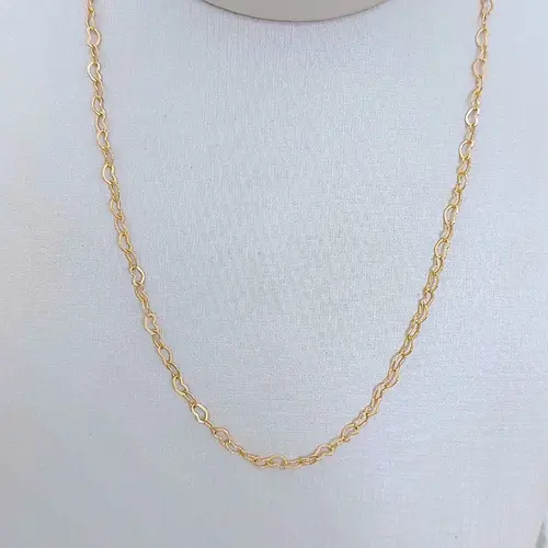 CHOKER CORAÇÃO LIVRE BANHADA A OURO 18K