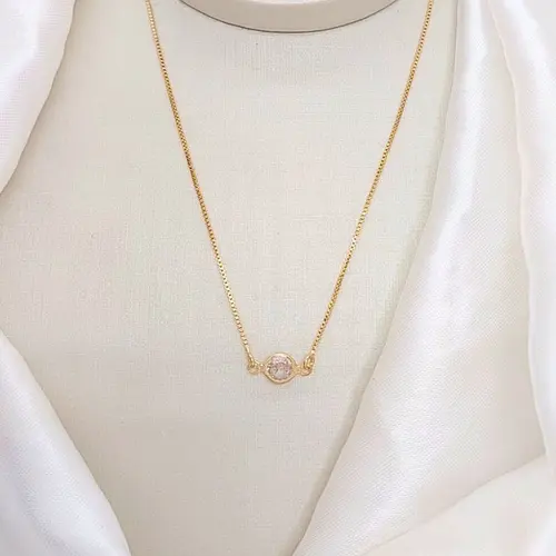 CHOKER AURORA GOLD BANHADA A OURO 18K