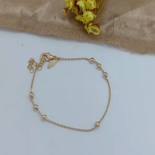 PULSEIRA TOQUE DE LUXO BANHADA A OURO 18K