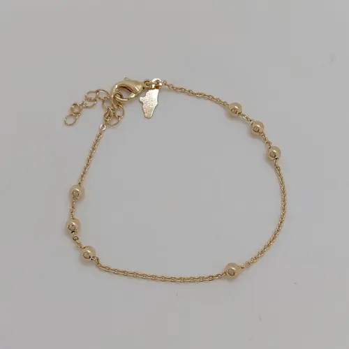 PULSEIRA TOQUE DE LUXO BANHADA A OURO 18K