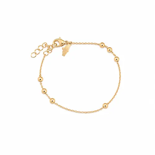 PULSEIRA TOQUE DE LUXO BANHADA A OURO 18K