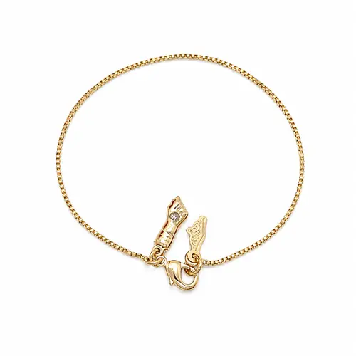 PULSEIRA VENEZIA GOLD BANHADO A OURO 16K