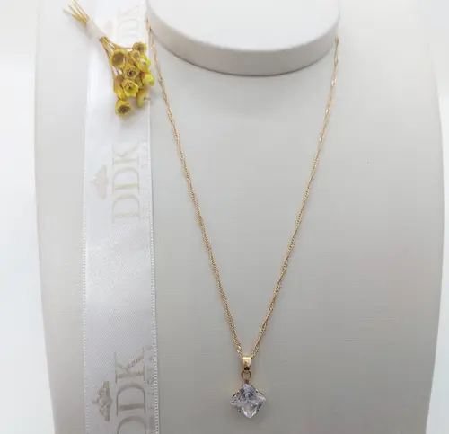 CHOKER LUZ IMPERIAL BANHADA A OURO 18K