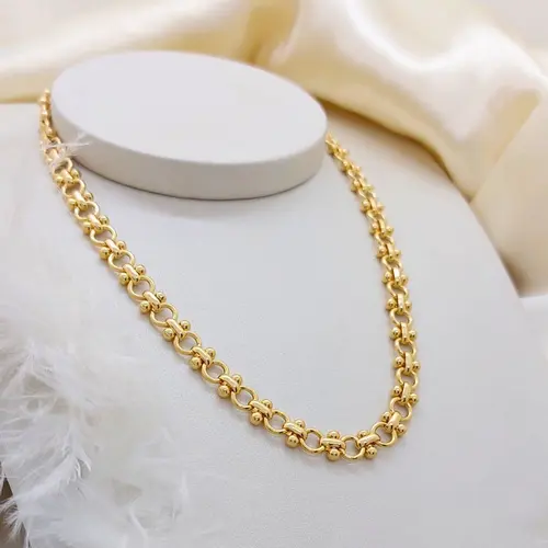CHOKER BRILHO URBANO BANHADO A OURO 18K