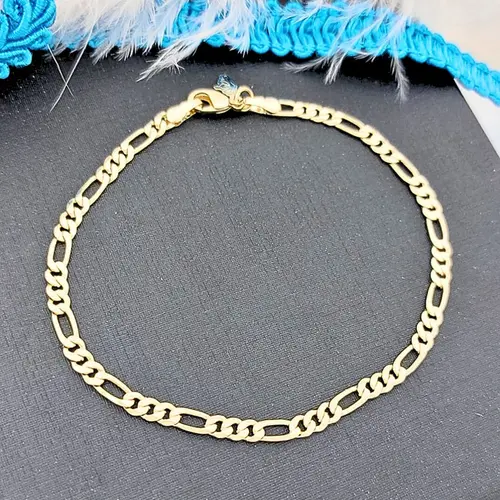 Pulseira Masculina Grumet Banhada a Ouro 18K