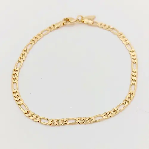 Pulseira Masculina Grumet Banhada a Ouro 18K