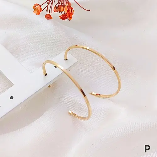 Argola Fio de Luz Banhado a Ouro 18K