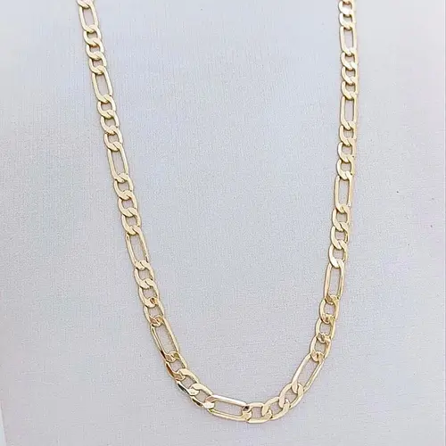 CORRENTE ELO GRUMET BANHADA A OURO 18K