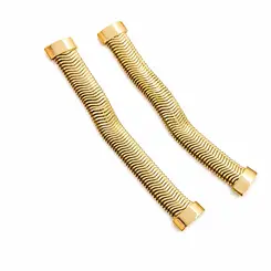 BRINCO MALHA BANHADO A OURO 18K