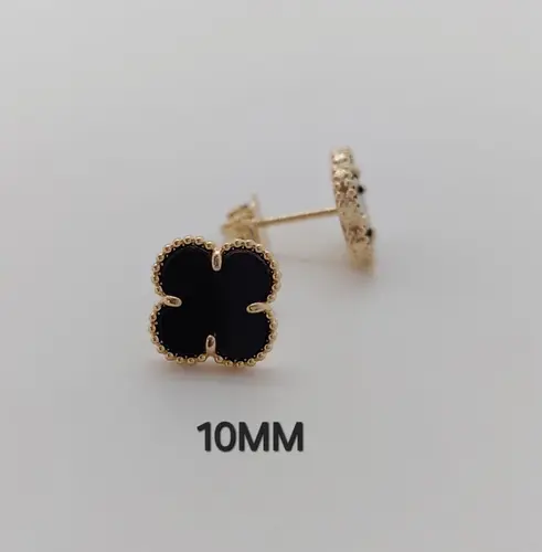 Brinco de Trevo Banhado a Ouro 18K