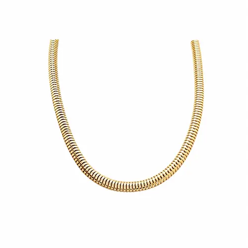 CHOKER ROBUSTA BANHADA A OURO 18K