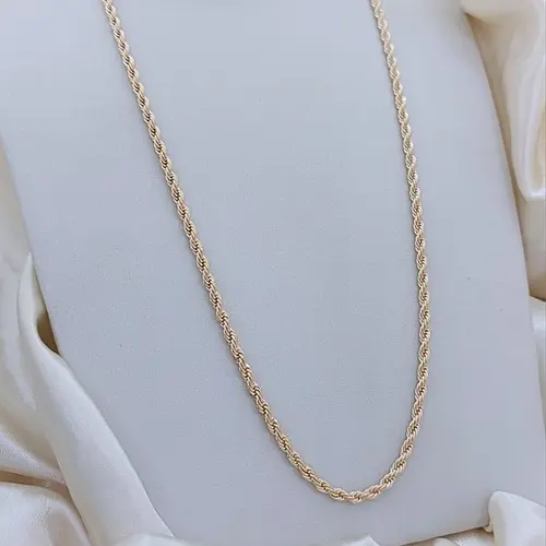 Corrente C. Baiano Fino Banhado a Ouro 18K