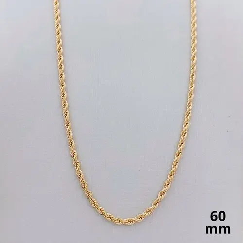 Corrente C. Baiano Fino Banhado a Ouro 18K