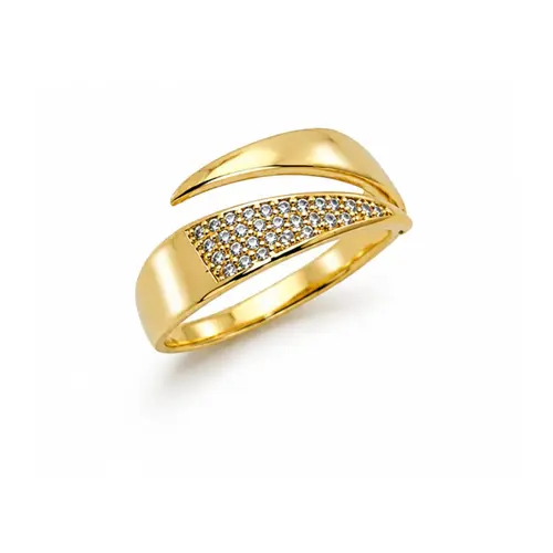 ANEL DUPLO BANHADO A OURO 18K