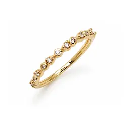 ANEL APARADOR BANHADO A OURO 18K