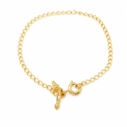 PULSEIRA ANGEL GLOW BANHADA A OURO 18K
