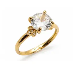 ANEL SOLTÁRIO BANHADO A OURO 18K