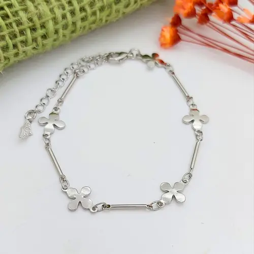 PULSEIRA FLOR SERENA BANHADA A O.B