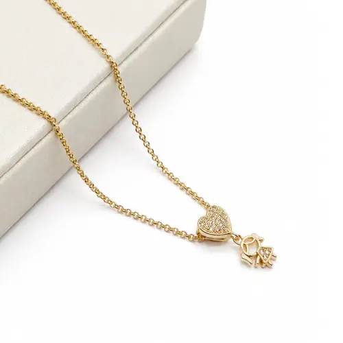 CHOKER FILHA BANHADA A OURO 18K