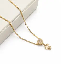 CHOKER FILHA BANHADA A OURO 18K