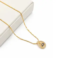 COLAR SANTA BANHADO A OURO 18K