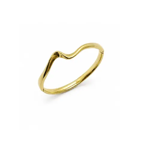 BRACELETE ONDA AÇO INOXIDÁVEL