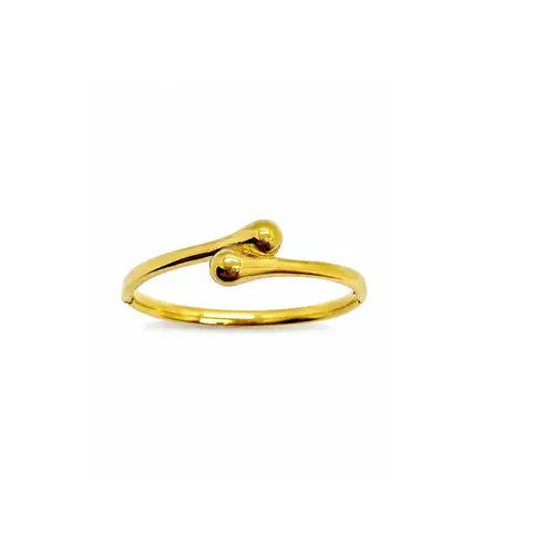 BRACELETE ESFERAS DUPLAS AÇO INXIDÁVEL